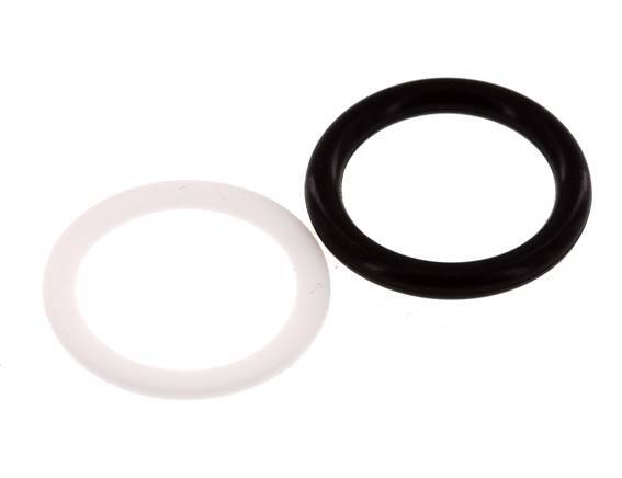 PTFE/NBR Afdichtingsset voor ISO 7241-1 A Hydraulische Koppeling (20.5 mm en 38 mm) [5 Stuks]