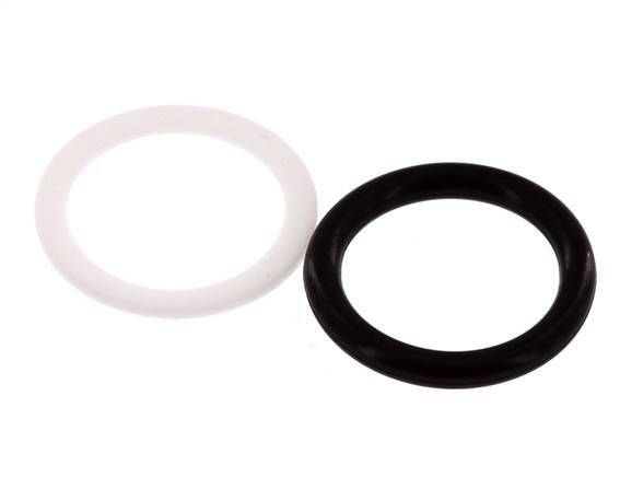 PTFE/NBR Afdichtingsset voor ISO 7241-1 A Hydraulische Koppeling (20.5 mm en 38 mm) [5 Stuks]