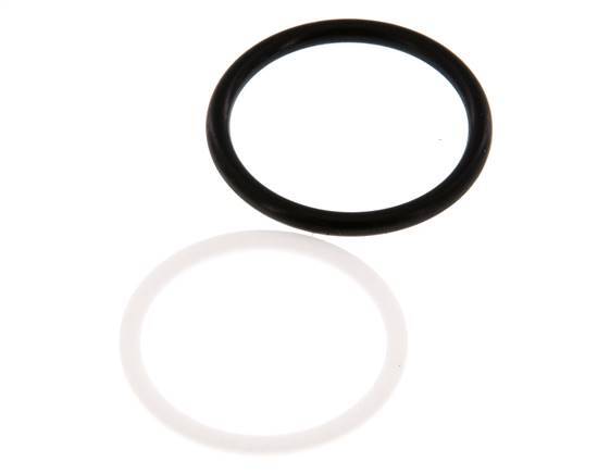 PTFE/NBR Afdichtingsset voor ISO 7241-1 A Hydraulische Koppeling (29.1 mm en 46 mm) [2 Stuks]