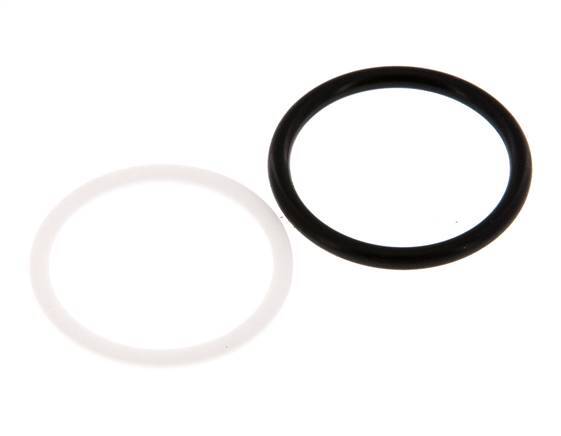PTFE/NBR Afdichtingsset voor ISO 7241-1 A Hydraulische Koppeling (29.1 mm en 46 mm) [2 Stuks]