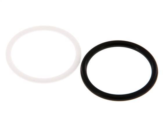 PTFE/NBR Afdichtingsset voor ISO 7241-1 A Hydraulische Koppeling (29.1 mm en 46 mm) [2 Stuks]