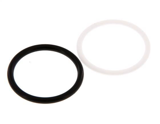 PTFE/NBR Afdichtingsset voor ISO 7241-1 A Hydraulische Koppeling (29.1 mm en 46 mm) [2 Stuks]