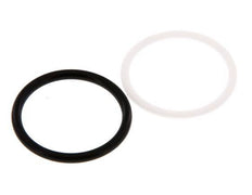PTFE/NBR Afdichtingsset voor ISO 7241-1 A Hydraulische Koppeling (29.1 mm en 46 mm) [2 Stuks]