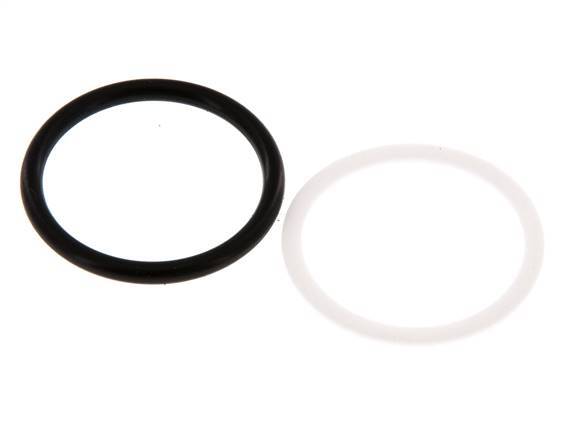 PTFE/NBR Afdichtingsset voor ISO 7241-1 A Hydraulische Koppeling (29.1 mm en 46 mm) [2 Stuks]