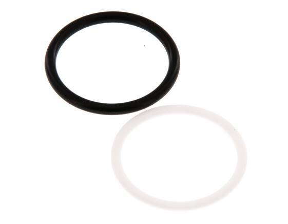 PTFE/NBR Afdichtingsset voor ISO 7241-1 A Hydraulische Koppeling (29.1 mm en 46 mm) [2 Stuks]