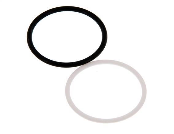 PTFE/NBR Afdichtingsset voor ISO 7241-1 A Hydraulische Koppeling (34.3 mm en 54 mm) [5 Stuks]