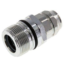 Steel DN 12.5 Hydraulic Coupling Socket G 3/8 inch Female Threads ISO 14541 D M36 x 2