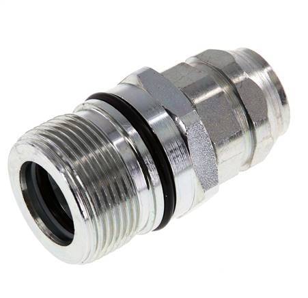 Stalen DN 12.5 Hydraulische Koppeling Snelkoppeling G 3/8 inch Binnendraad ISO 14541 D M36 x 2