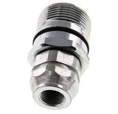 Stalen DN 12.5 Hydraulische Koppeling Snelkoppeling G 3/8 inch Binnendraad ISO 14541 D M36 x 2