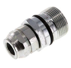 Stalen DN 12.5 Hydraulische Koppeling Snelkoppeling G 3/8 inch Binnendraad ISO 14541 D M36 x 2
