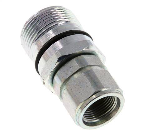 Stalen DN 12.5 Hydraulische Koppeling Snelkoppeling M22x1.5 Binnendraad ISO 14541 D M36 x 2