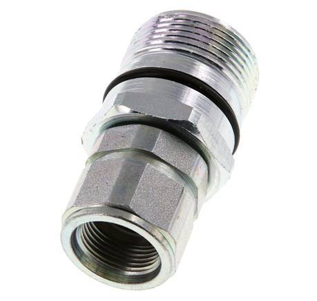 Stalen DN 12.5 Hydraulische Koppeling Snelkoppeling M22x1.5 Binnendraad ISO 14541 D M36 x 2
