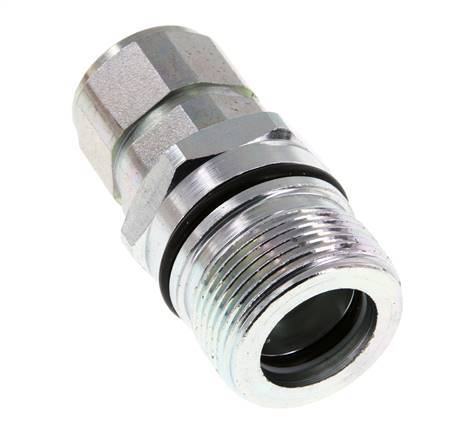 Stalen DN 12.5 Hydraulische Koppeling Snelkoppeling M22x1.5 Binnendraad ISO 14541 D M36 x 2