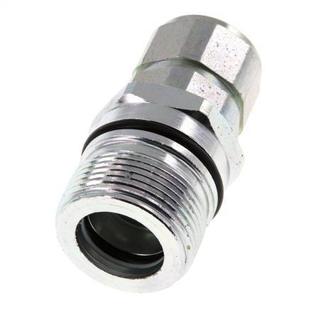 Stalen DN 12.5 Hydraulische Koppeling Snelkoppeling M22x1.5 Binnendraad ISO 14541 D M36 x 2