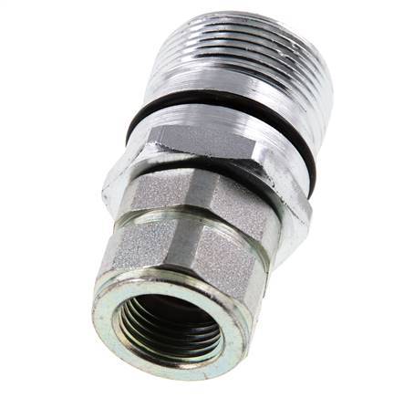 Stalen DN 12.5 Hydraulische Koppeling Snelkoppeling G 1/2 inch Binnendraad ISO 14541 D M36 x 2