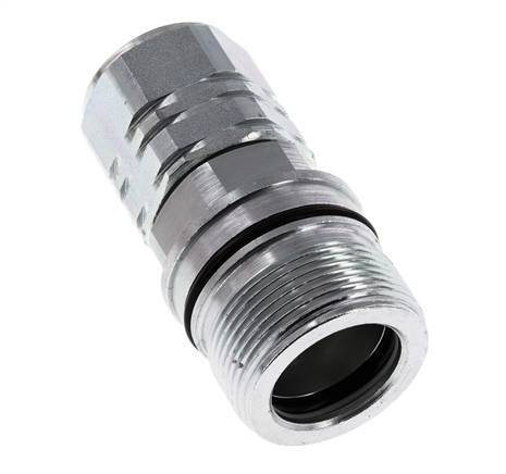 Stalen DN 20 Hydraulische Koppeling Snelkoppeling G 3/4 inch Binnendraad ISO 14541 D M42 x 2