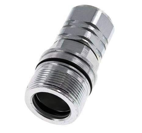 Stalen DN 20 Hydraulische Koppeling Snelkoppeling G 3/4 inch Binnendraad ISO 14541 D M42 x 2