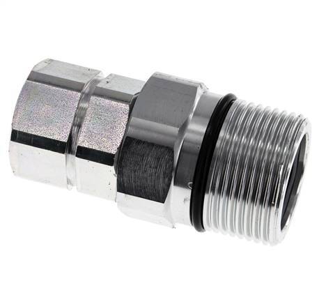 Stalen DN 25 Hydraulische Koppeling Snelkoppeling G 3/4 inch Binnendraad D M48 x 3