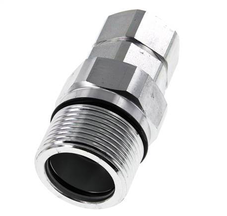 Stalen DN 25 Hydraulische Koppeling Snelkoppeling G 3/4 inch Binnendraad D M48 x 3