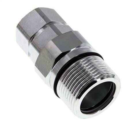 Stalen DN 25 Hydraulische Koppeling Snelkoppeling G 1 inch Binnendraad D M48 x 3