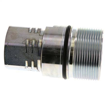 Stalen DN 31.5 Hydraulische Koppeling Snelkoppeling G 1 1/4 inch Binnendraad D M70 x 3