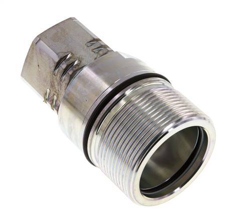 Stalen DN 31.5 Hydraulische Koppeling Snelkoppeling G 1 1/4 inch Binnendraad D M70 x 3
