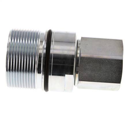 Stalen DN 31.5 Hydraulische Koppeling Snelkoppeling G 1 1/2 inch Binnendraad D M70 x 3