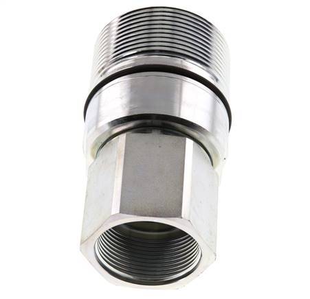 Stalen DN 31.5 Hydraulische Koppeling Snelkoppeling G 1 1/2 inch Binnendraad D M70 x 3