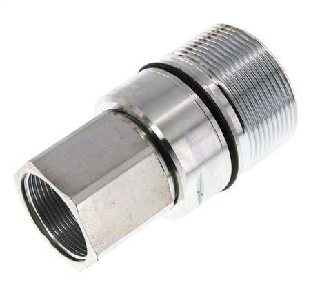 Stalen DN 31.5 Hydraulische Koppeling Snelkoppeling G 1 1/2 inch Binnendraad D M70 x 3