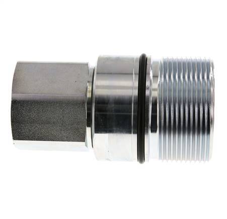 Stalen DN 31.5 Hydraulische Koppeling Snelkoppeling G 1 1/2 inch Binnendraad D M70 x 3