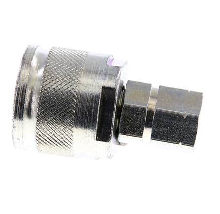 Stalen DN 6.3 Hydraulische Koppeling Insteeknippel G 1/4 inch Binnendraad ISO 14541 D M24 x 2