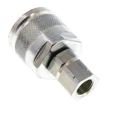 Stalen DN 6.3 Hydraulische Koppeling Insteeknippel G 1/4 inch Binnendraad ISO 14541 D M24 x 2