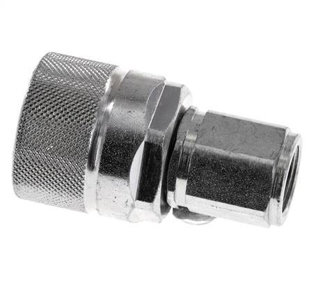 Stalen DN 10 Hydraulische Koppeling Insteeknippel M16x1.5 Binnendraad ISO 14541 D M28 x 2
