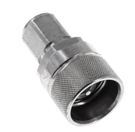 Stalen DN 10 Hydraulische Koppeling Insteeknippel M16x1.5 Binnendraad ISO 14541 D M28 x 2