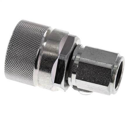 Stalen DN 10 Hydraulische Koppeling Insteeknippel G 3/8 inch Binnendraad ISO 14541 D M28 x 2