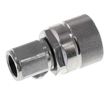 Stalen DN 10 Hydraulische Koppeling Insteeknippel G 3/8 inch Binnendraad ISO 14541 D M28 x 2