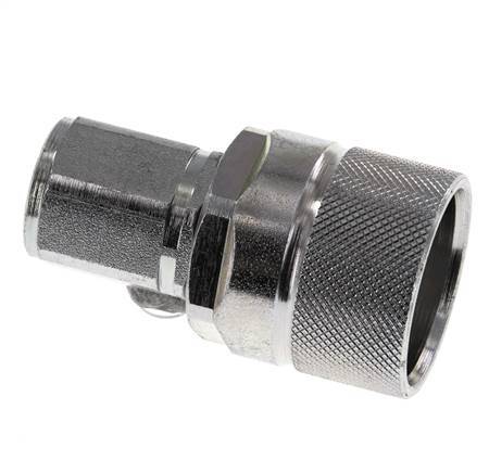 Stalen DN 10 Hydraulische Koppeling Insteeknippel G 3/8 inch Binnendraad ISO 14541 D M28 x 2