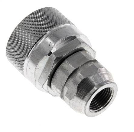 Stalen DN 12.5 Hydraulische Koppeling Insteeknippel M18x1.5 Binnendraad ISO 14541 D M36 x 2