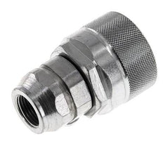 Stalen DN 12.5 Hydraulische Koppeling Insteeknippel M18x1.5 Binnendraad ISO 14541 D M36 x 2