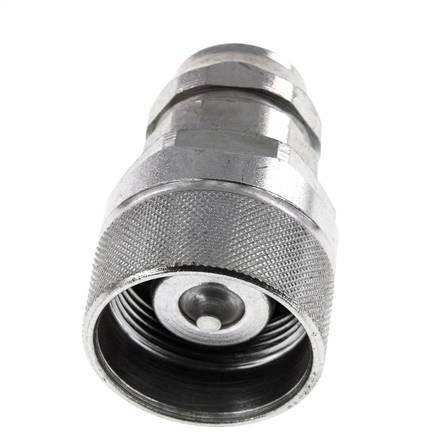 Stalen DN 12.5 Hydraulische Koppeling Insteeknippel M18x1.5 Binnendraad ISO 14541 D M36 x 2