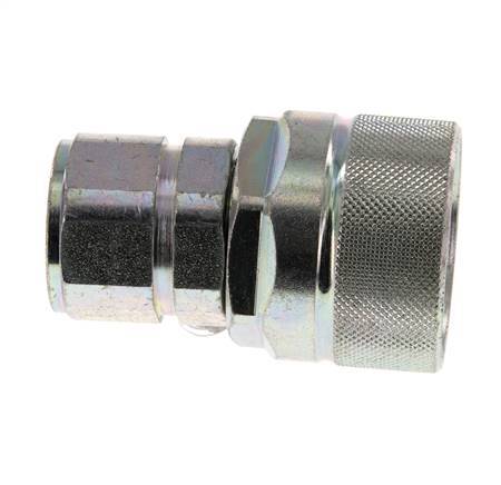 Stalen DN 12.5 Hydraulische Koppeling Insteeknippel M22x1.5 Binnendraad ISO 14541 D M36 x 2