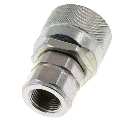 Stalen DN 12.5 Hydraulische Koppeling Insteeknippel G 1/2 inch Binnendraad ISO 14541 D M36 x 2