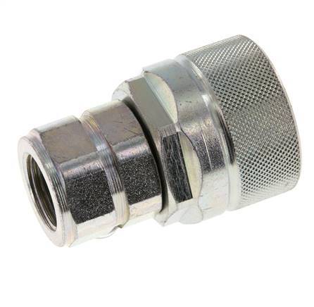 Stalen DN 12.5 Hydraulische Koppeling Insteeknippel G 1/2 inch Binnendraad ISO 14541 D M36 x 2