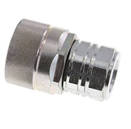 Stalen DN 20 Hydraulische Koppeling Insteeknippel M22x1.5 Binnendraad ISO 14541 D M42 x 2
