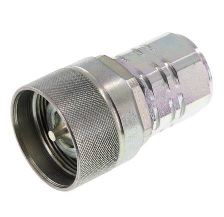 Stalen DN 20 Hydraulische Koppeling Insteeknippel G 3/4 inch Binnendraad ISO 14541 D M42 x 2