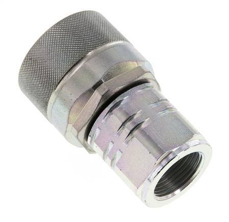 Stalen DN 20 Hydraulische Koppeling Insteeknippel G 3/4 inch Binnendraad ISO 14541 D M42 x 2