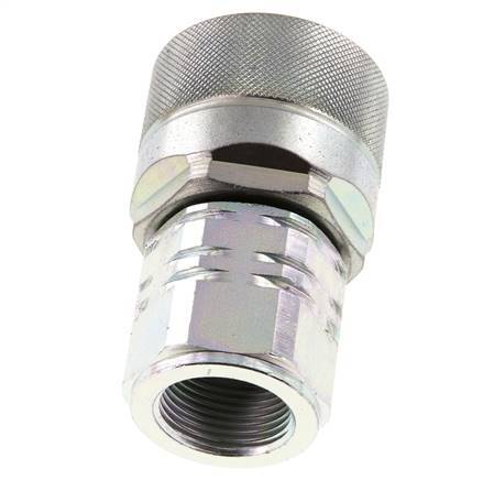Stalen DN 20 Hydraulische Koppeling Insteeknippel G 3/4 inch Binnendraad ISO 14541 D M42 x 2