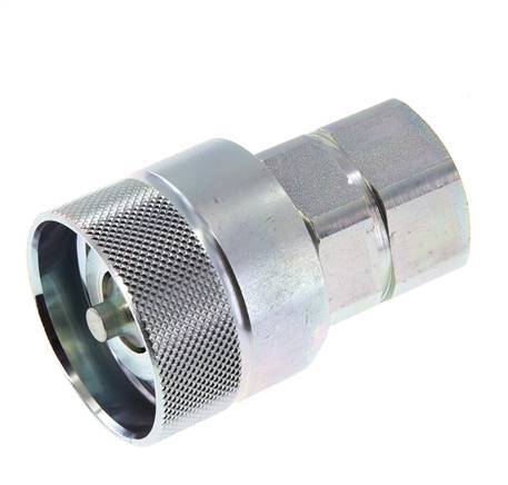 Stalen DN 25 Hydraulische Koppeling Insteeknippel G 3/4 inch Binnendraad D M48 x 3
