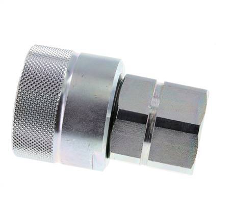 Stalen DN 25 Hydraulische Koppeling Insteeknippel G 3/4 inch Binnendraad D M48 x 3