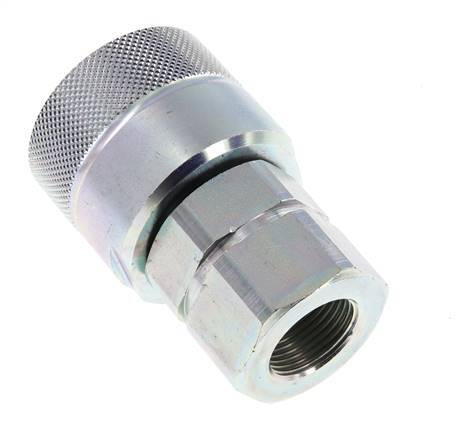 Stalen DN 25 Hydraulische Koppeling Insteeknippel G 3/4 inch Binnendraad D M48 x 3
